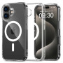 Tech-Protect Flexair Hybrid MagSafe Case for Apple iPhone 16, Clear
