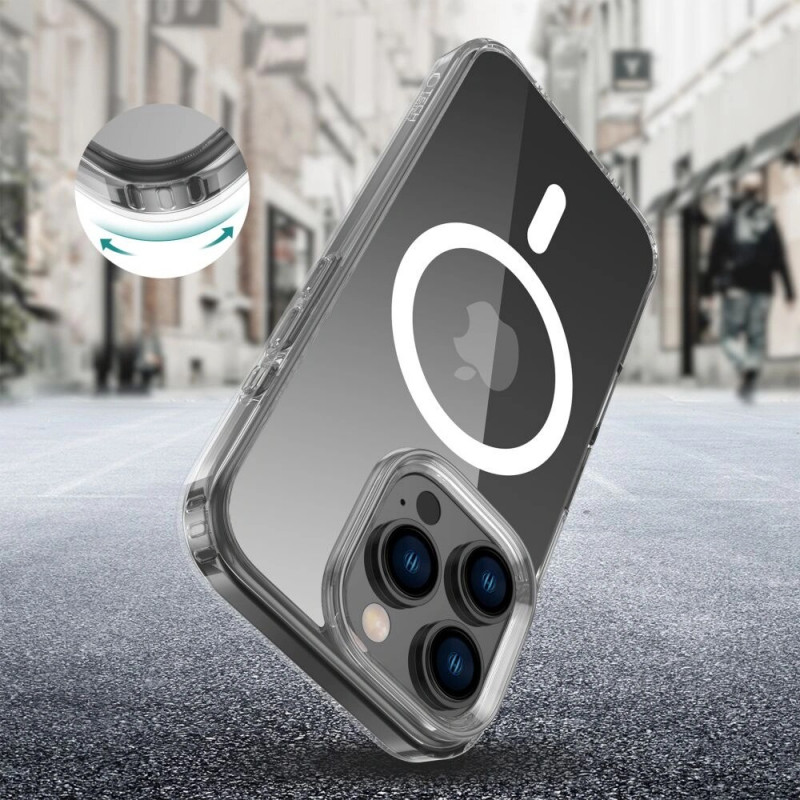 Tech-Protect Flexair Hybrid MagSafe Case for Apple iPhone 16 Pro, Clear