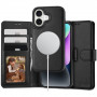 Tech-Protect Wallet MagSafe Case for Apple iPhone 16, Black