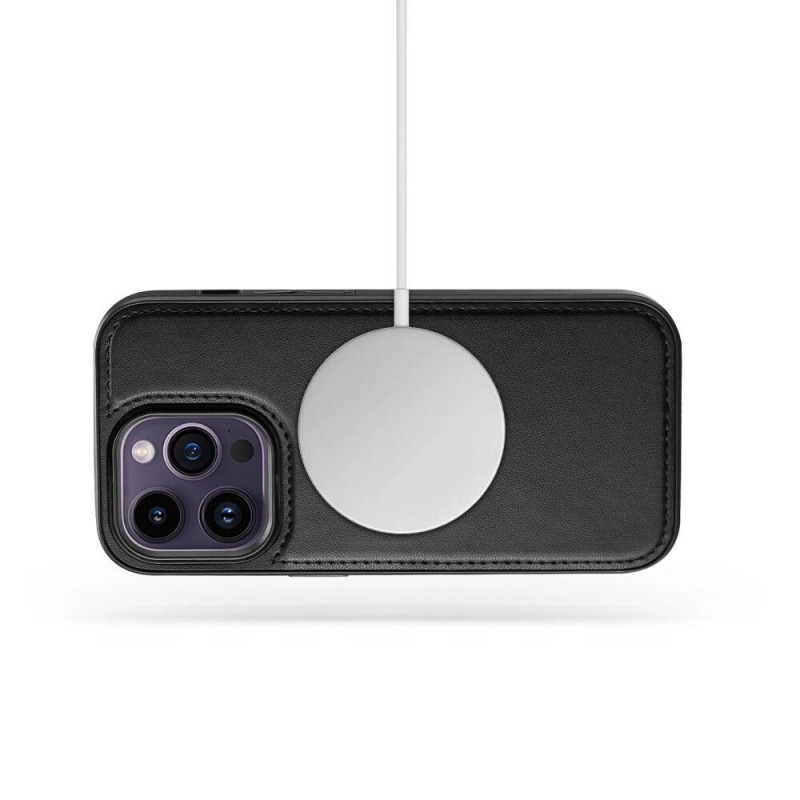 Tech-Protect Wallet MagSafe Case for Apple iPhone 16, Black