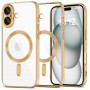 Tech-Protect MagFlex MagSafe Case for Apple iPhone 16, Shiny Gold