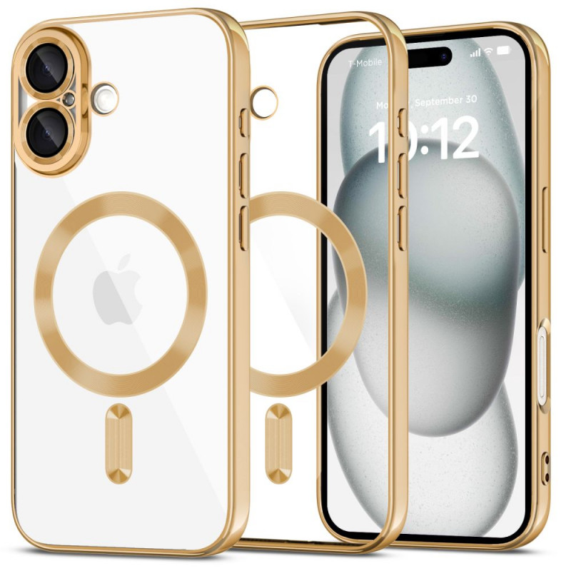Tech-Protect MagFlex MagSafe Case for Apple iPhone 16, Shiny Gold