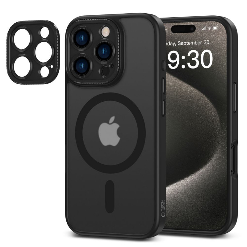 Tech-Protect MagCam MagSafe Case for Apple iPhone 16 Pro, Matte Black