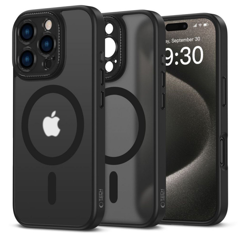Tech-Protect MagCam MagSafe Case for Apple iPhone 16 Pro Max, Matte Black
