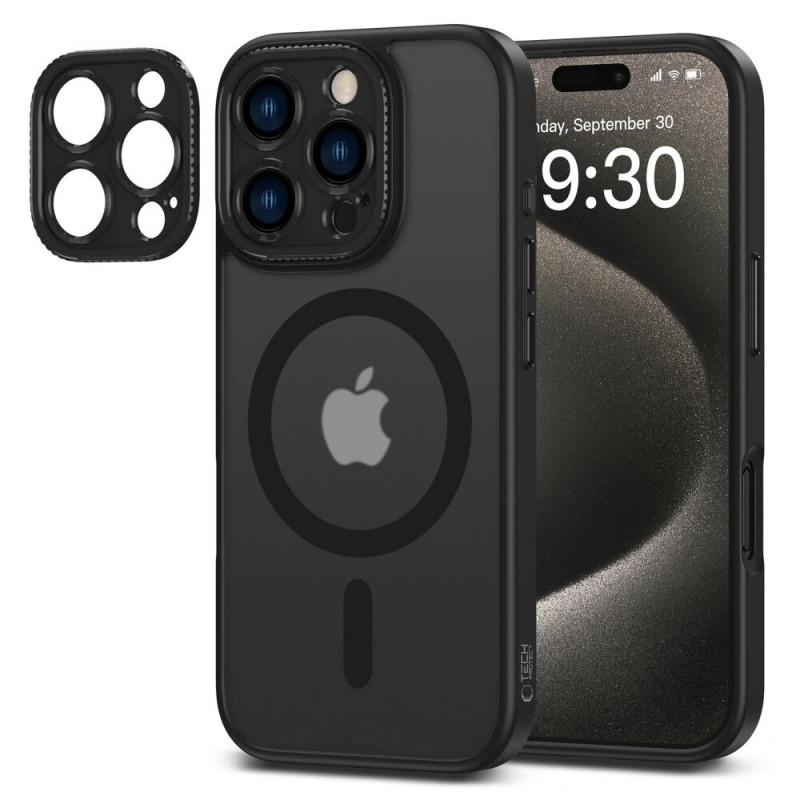 Tech-Protect MagCam MagSafe Case for Apple iPhone 16 Pro Max, Matte Black