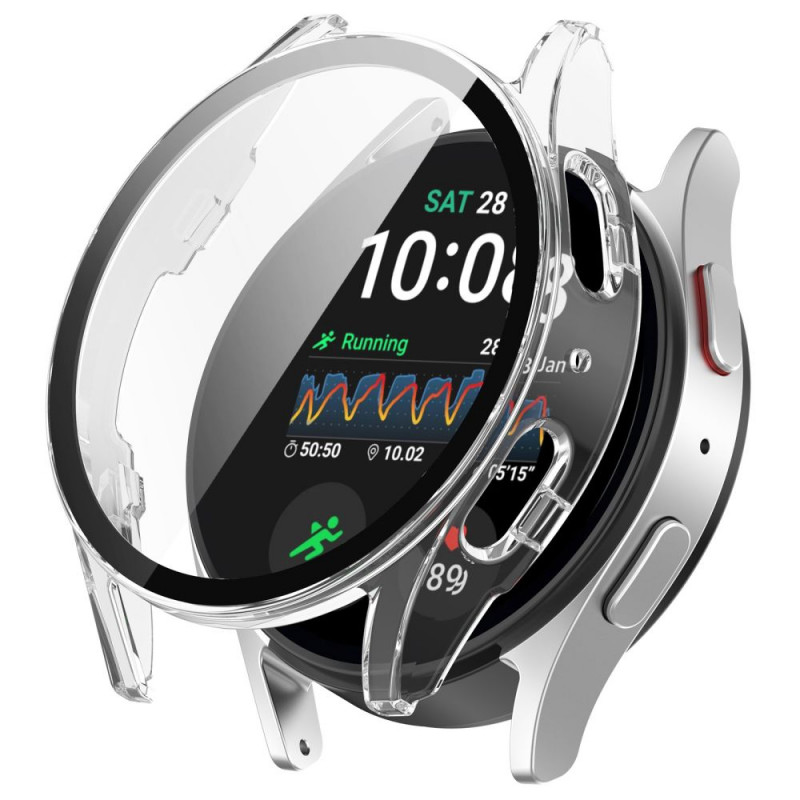 Tech-Protect Defense360 Case for Samsung Galaxy Watch 7, 40 mm, Clear