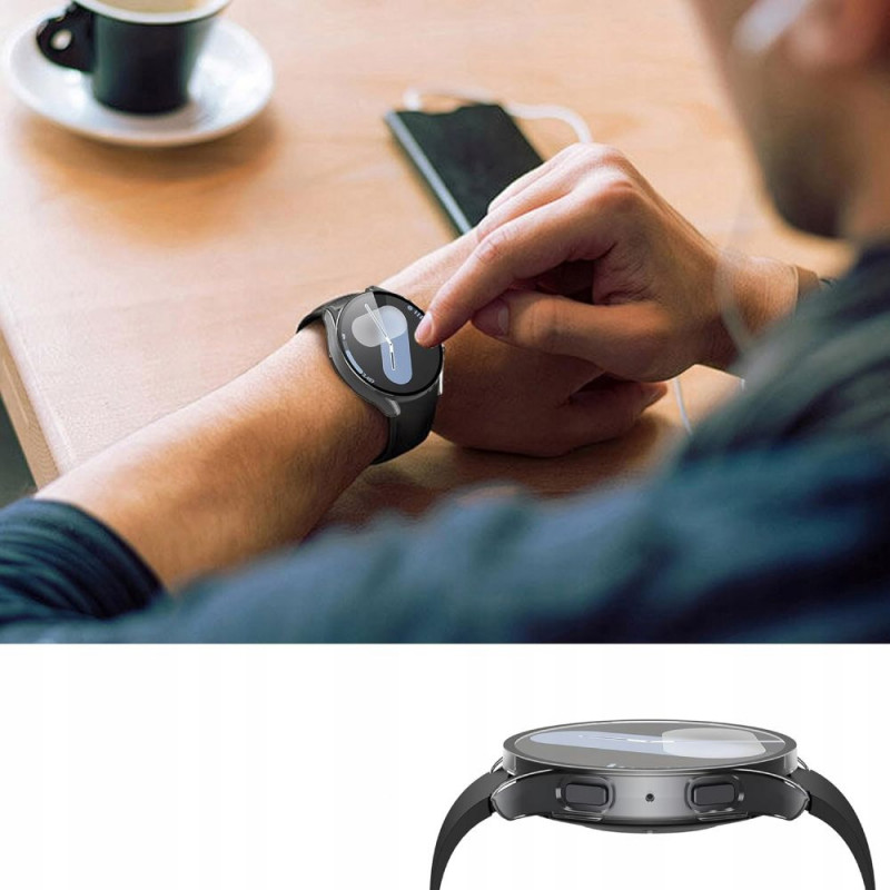 Tech-Protect Defense360 Case for Samsung Galaxy Watch 7, 40 mm, Clear