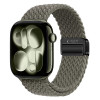Tech-Protect Nylonmag Strap for Apple Watch 4/5/6/7/8/9/SE/Ultra 1/2, 42/44/45/49 mm, Olive Grey