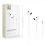 Tech-Protect Ultraboost Core G2 Mini Jack 3.5 mm Wired Earphones, White