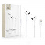Tech-Protect Ultraboost Core G2 Lightning Wired Earphones, White (THP4681)