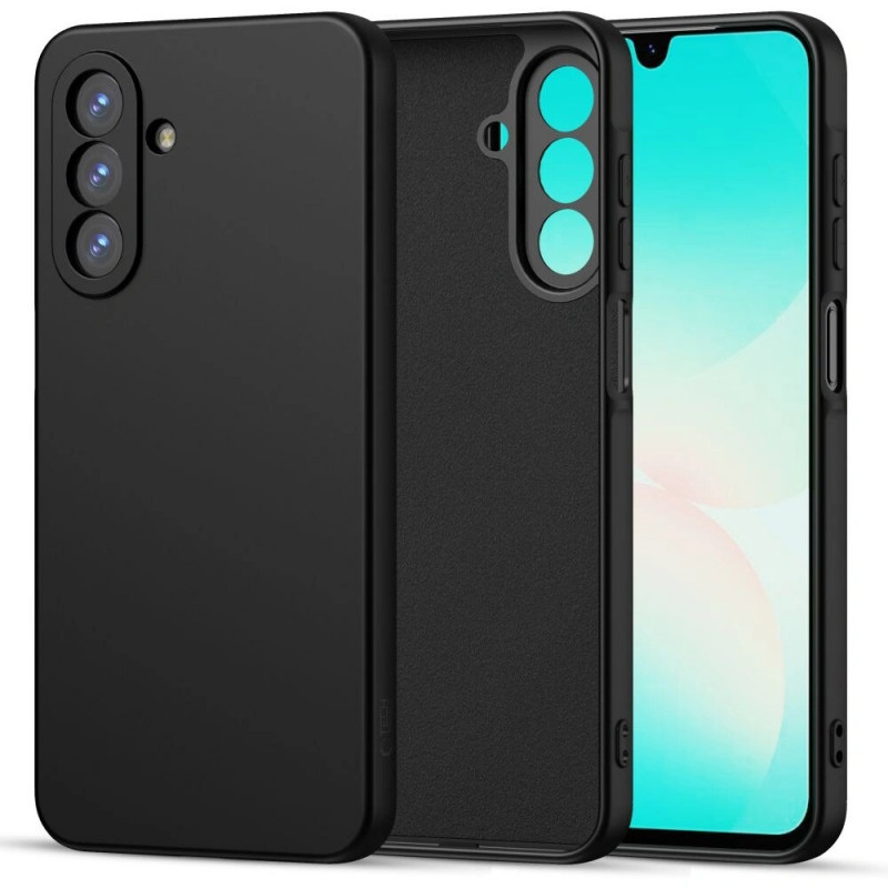 Tech-Protect Icon Silicone Case for Samsung Galaxy A17 / A18 4G / 5G, Black (THP4642)