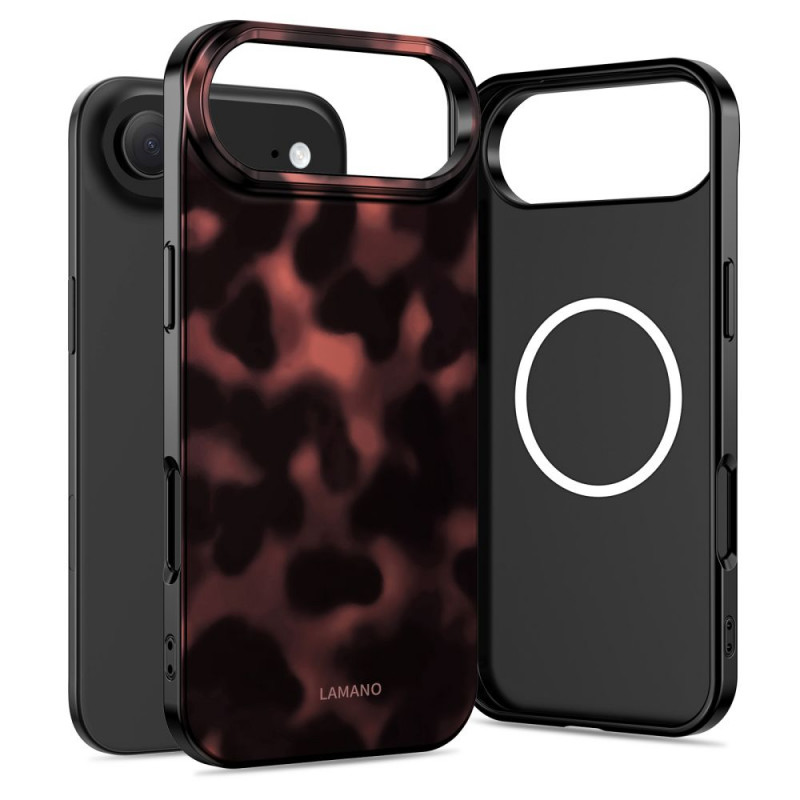 Tech-Protect Lamano MagSafe Case for Apple iPhone Air, Black and Red