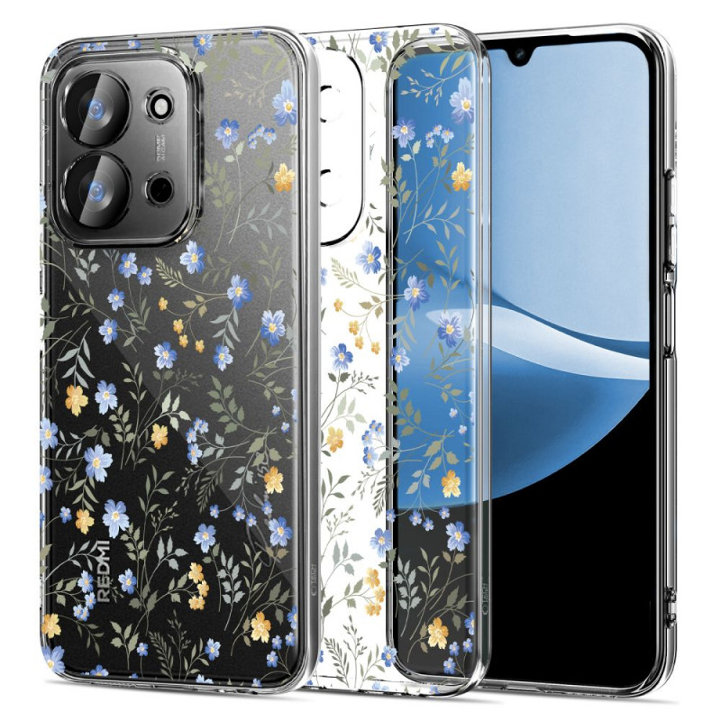 Tech-Protect FlexAir Case for Xiaomi Redmi 15C / Poco C85 (173 mm), Daisies with Leaves