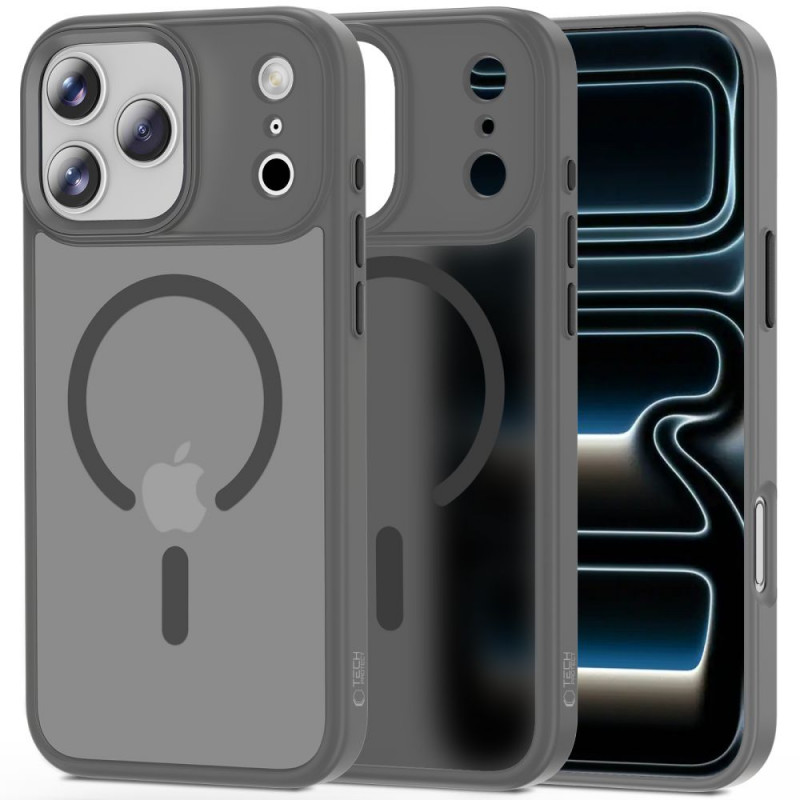 Tech-Protect Magmat MagSafe Case for Apple iPhone 17 Pro Max, Matte Crayon Grey