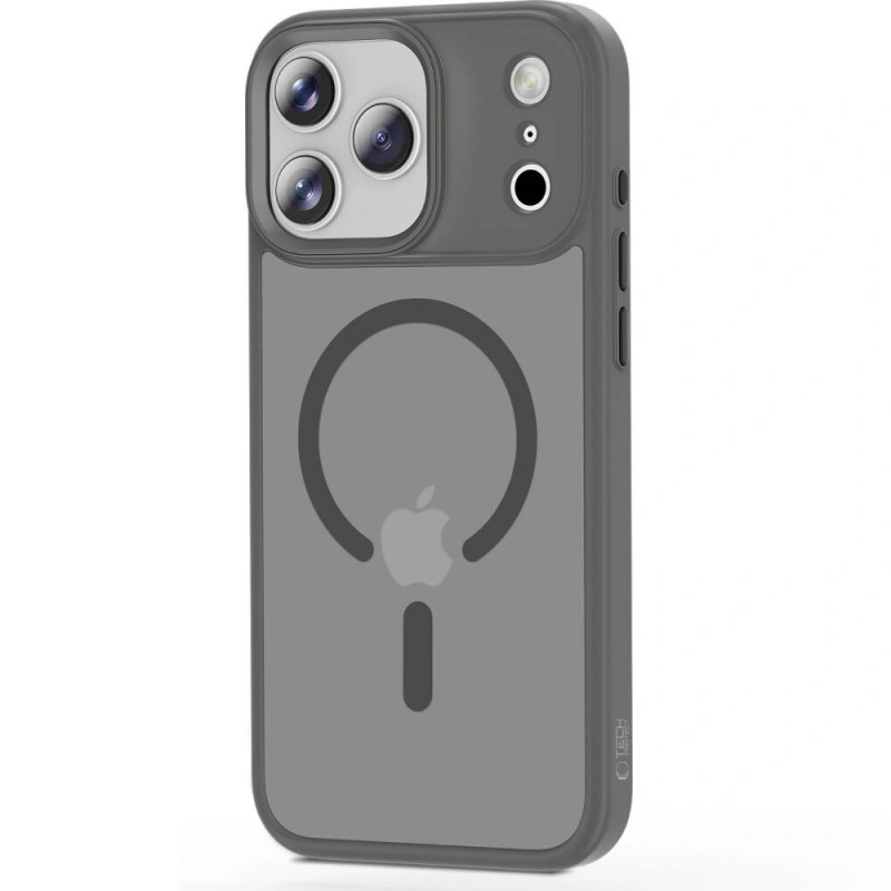 Tech-Protect Magmat MagSafe Case for Apple iPhone 17 Pro Max, Matte Crayon Grey