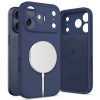 Tech-Protect Silicone MagSafe Case for Apple iPhone 17 Pro, Deep Blue