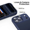 Tech-Protect Magmat Case for Apple iPhone 17 Pro, Matte Deep Blue