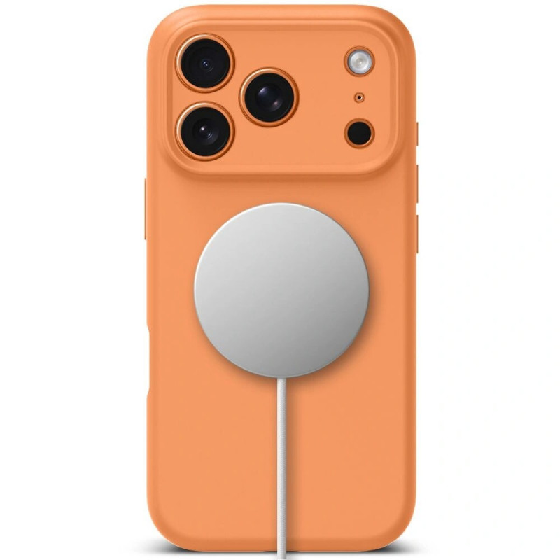 Tech-Protect Silicone MagSafe Case for Apple iPhone 17 Pro Max, Cosmic Orange