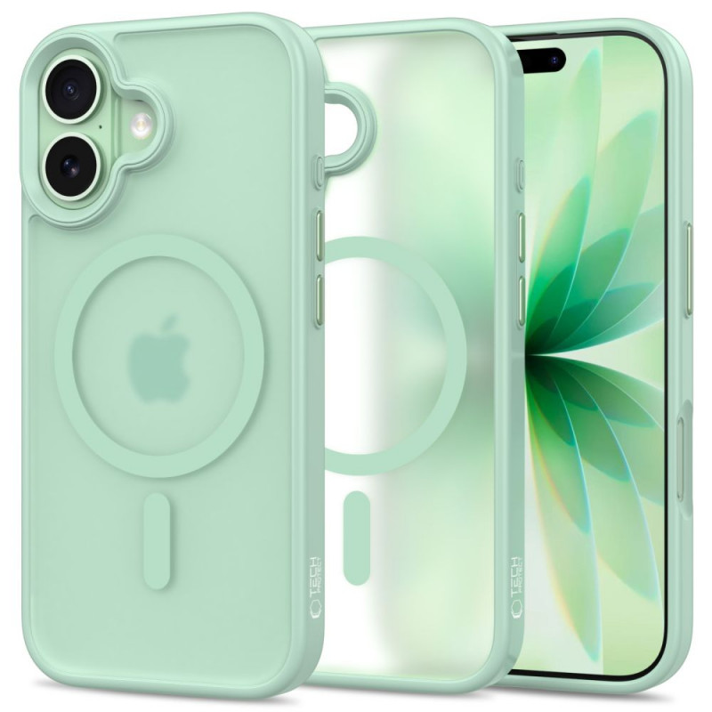Tech-Protect MagMat MagSafe Case for Apple iPhone 17, Matte Sage
