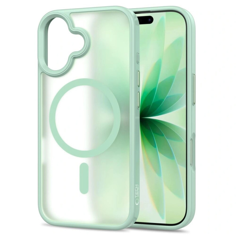 Tech-Protect MagMat MagSafe Case for Apple iPhone 17, Matte Sage