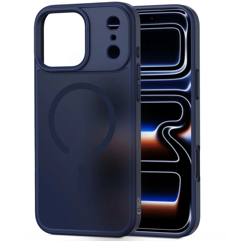 Tech-Protect Magmat MagSafe Case for Apple iPhone 17 Pro, Matte Deep Blue