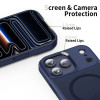 Tech-Protect Magmat MagSafe Case for Apple iPhone 17 Pro, Matte Deep Blue