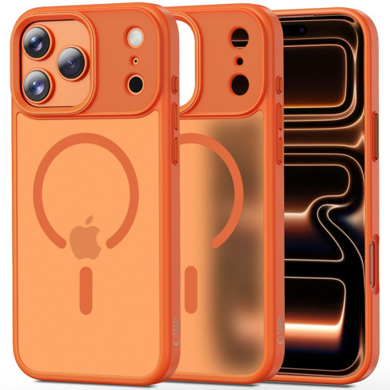 Tech-Protect Magmat MagSafe Case for Apple iPhone 17 Pro Max, Matte Cosmic Orange