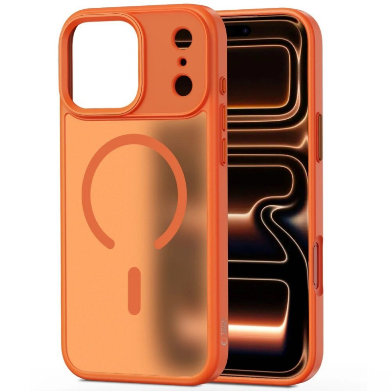 Tech-Protect Magmat MagSafe Case for Apple iPhone 17 Pro Max, Matte Cosmic Orange