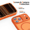 Tech-Protect Magmat MagSafe Case for Apple iPhone 17 Pro Max, Matte Cosmic Orange