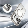 Tech-Protect MagFlex MagSafe Case for Apple iPhone 17 Pro, Shiny Silver