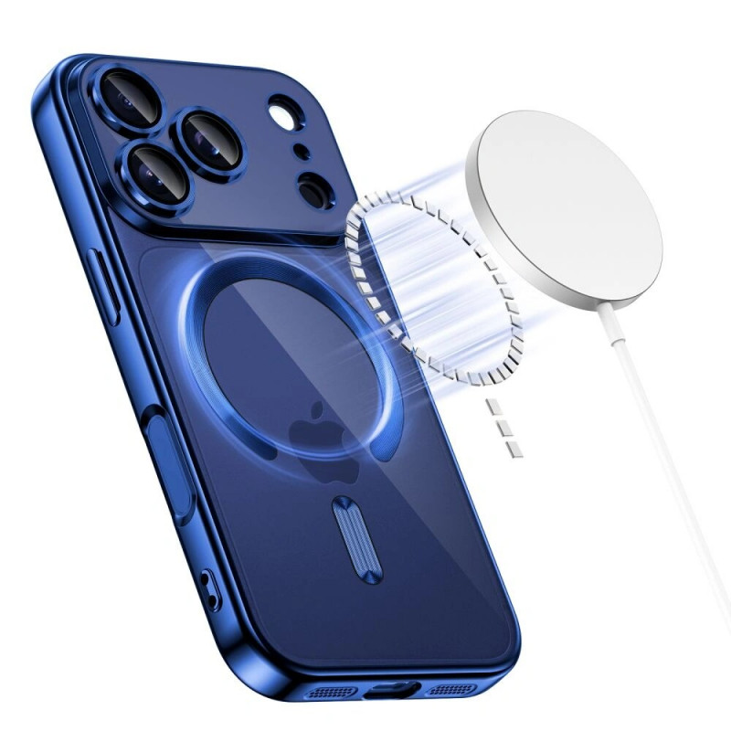 Tech-Protect MagFlex MagSafe Case for Apple iPhone 17 Pro Max, Shiny Deep Blue