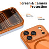 Tech-Protect MagFlex MagSafe Case for Apple iPhone 17 Pro Max, Shiny Cosmic Orange
