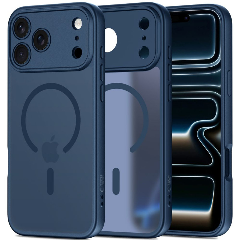 Tech-Protect BasicMag MagSafe Case for Apple iPhone 17 Pro Max, Matte Deep Blue