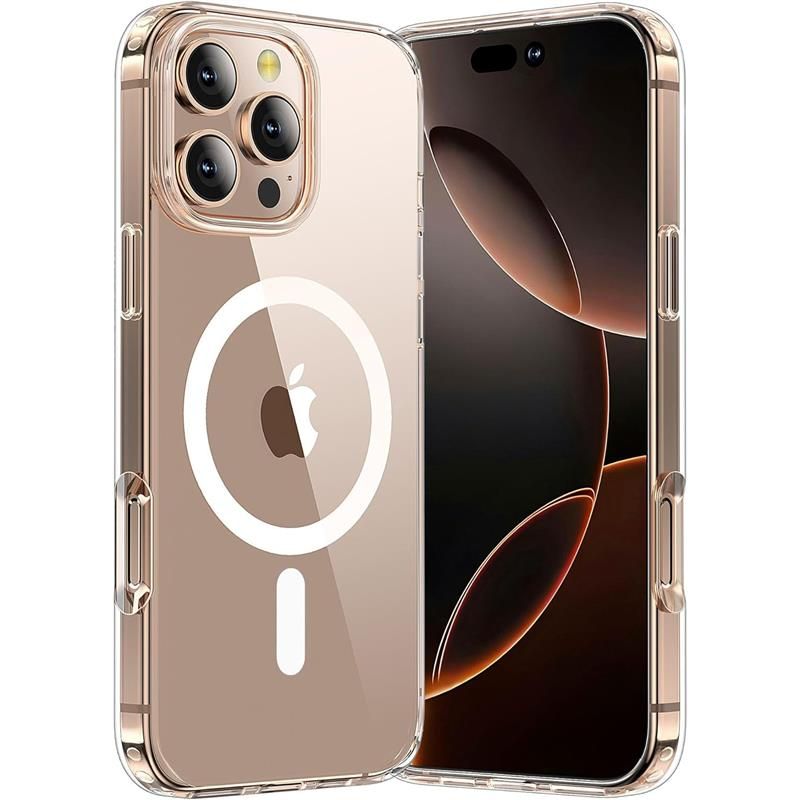 Tech-Protect TP Flex MagSafe Case for Apple iPhone 16 Pro Max, Clear