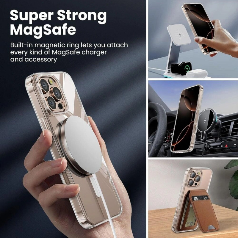 Tech-Protect TP Flex MagSafe Case for Apple iPhone 16 Pro Max, Clear