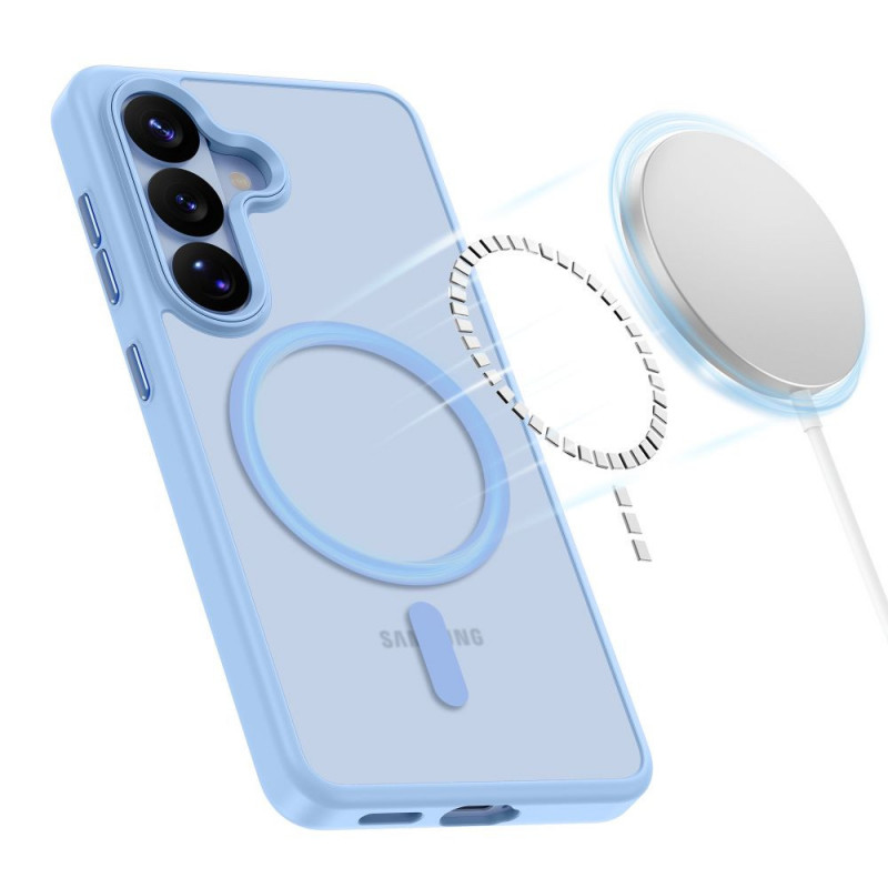 Tech-Protect Magmat MagSafe Case for Samsung Galaxy S26, Matte Sky Blue