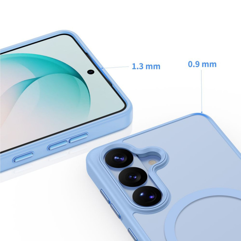 Tech-Protect Magmat MagSafe Case for Samsung Galaxy S26, Matte Sky Blue