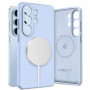 Tech-Protect Silicone MagSafe Case for Samsung Galaxy S26 Ultra, Sky Blue