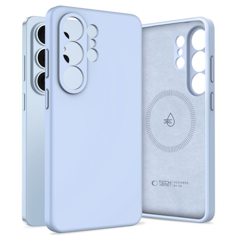 Tech-Protect Silicone MagSafe Case for Samsung Galaxy S26 Ultra, Sky Blue