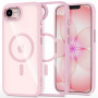Tech-Protect Magmat MagSafe Case for Apple iPhone 16e / 17e, Soft Pink/clear