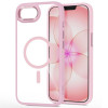 Tech-Protect Magmat MagSafe Case for Apple iPhone 16e / 17e, Soft Pink/clear