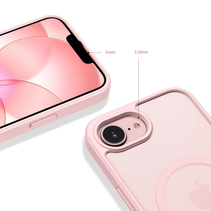 Tech-Protect BasicMag MagSafe Case for Apple iPhone 16e / 17e, Matte Soft Pink