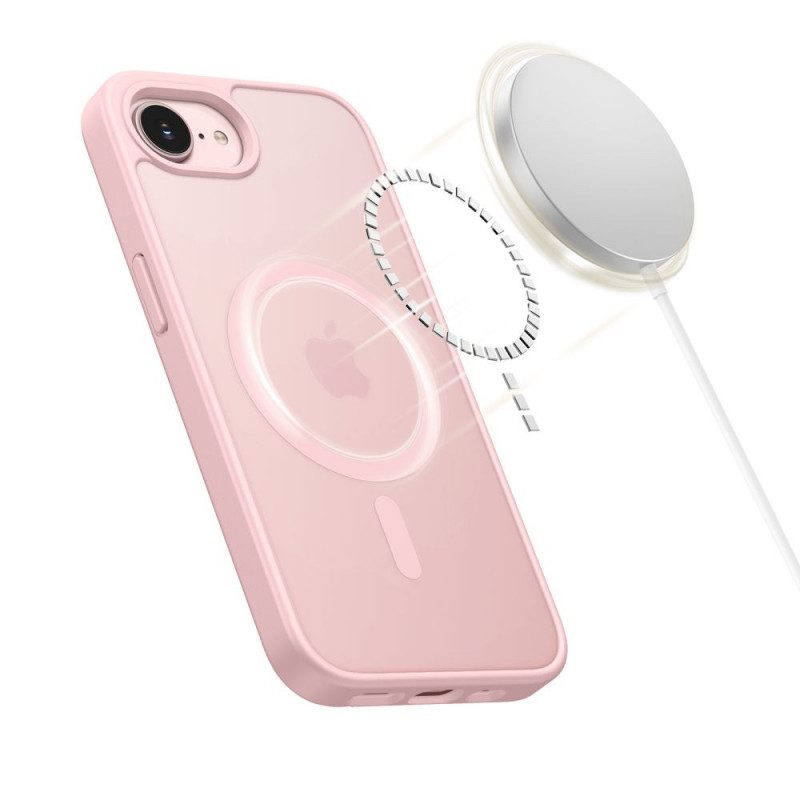 Tech-Protect BasicMag MagSafe Case for Apple iPhone 16e / 17e, Matte Soft Pink