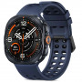 Tech-Protect Silicone Air Strap for Samsung Galaxy Watch Ultra 1 / 2 (2024-2026) 47 mm, Navy Blue