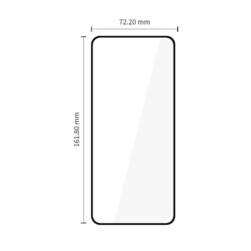 Tech-Protect Glass Fit+ Tempered Glass for Motorola Moto G57 / G57 Power / G67 Power (2 pcs), Black