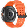 Tech-Protect Silicone Air Strap for Samsung Galaxy Watch Ultra 1 / 2 (2024-2026) 47 mm, Tangerine Orange