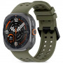 Tech-Protect Silicone Air Strap for Samsung Galaxy Watch Ultra 1 / 2 (2024-2026) 47 mm, Olive Green