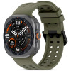 Tech-Protect Silicone Air Strap for Samsung Galaxy Watch Ultra 1 / 2 (2024-2026) 47 mm, Olive Green