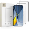 Tech-Protect Glass Fit+ Tempered Glass Xiaomi Poco F8 Ultra THP5047, Black (2 pcs)