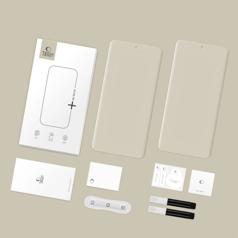 Tech-Protect Glass UV+ Tempered Glass Xiaomi Redmi Note 15 Pro+ 5G / POCO M8 Pro, Clear (2 pcs)